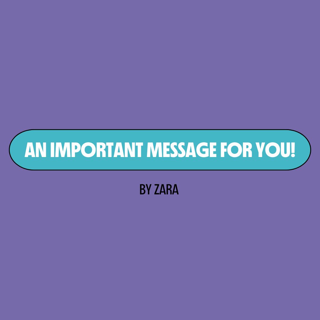 An Important Message for You!